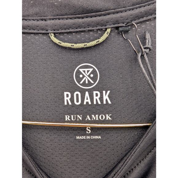NWT Roark Alta Elite Short Sleeve Tee in Black size Small - Picture 7 of 9